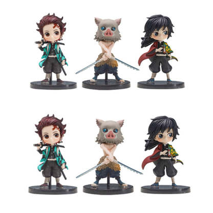 Demon Slayer Action Figure Kimetsu Giyuu Inosuke Tanjirou Nezuko Zenits-xinru