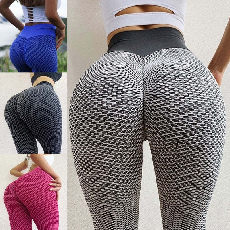 Women's Ruched Butt Lifting High Waist Yoga Pants-xinru