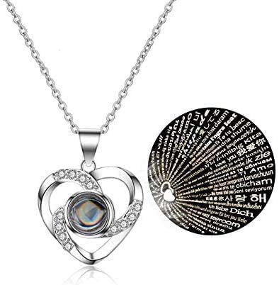 Mother's Day Gift Soap Flower with Necklace I Love You in Gift Set Gift-xinru