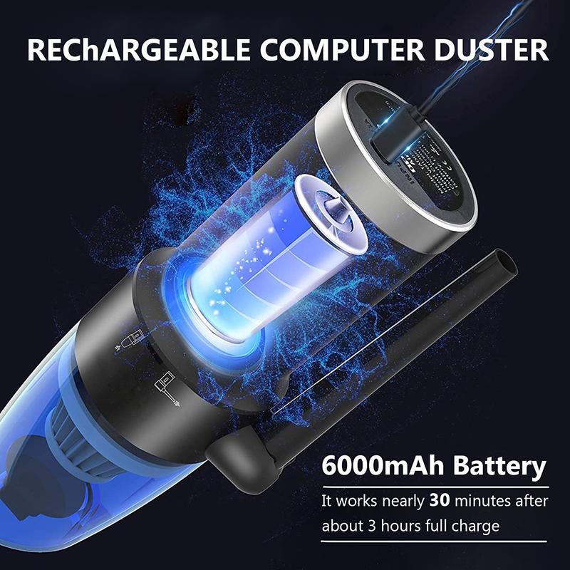 Portable Mini Car Handheld Cordless Rechargeable Air Duster-xinru