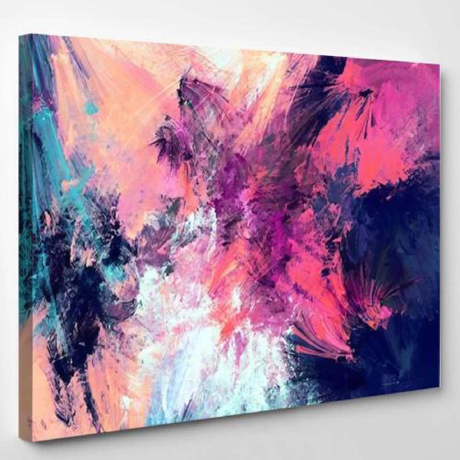Bright Color Fireworks Abstract Painting Texture-xinru shop