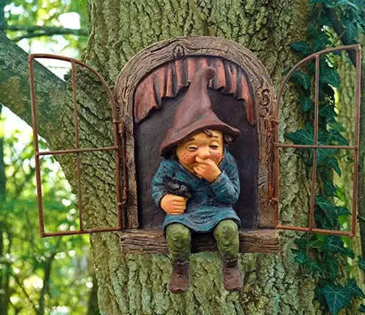 Naughty Garden Fairy Ornaments Gnome Ornament Statue-xinru