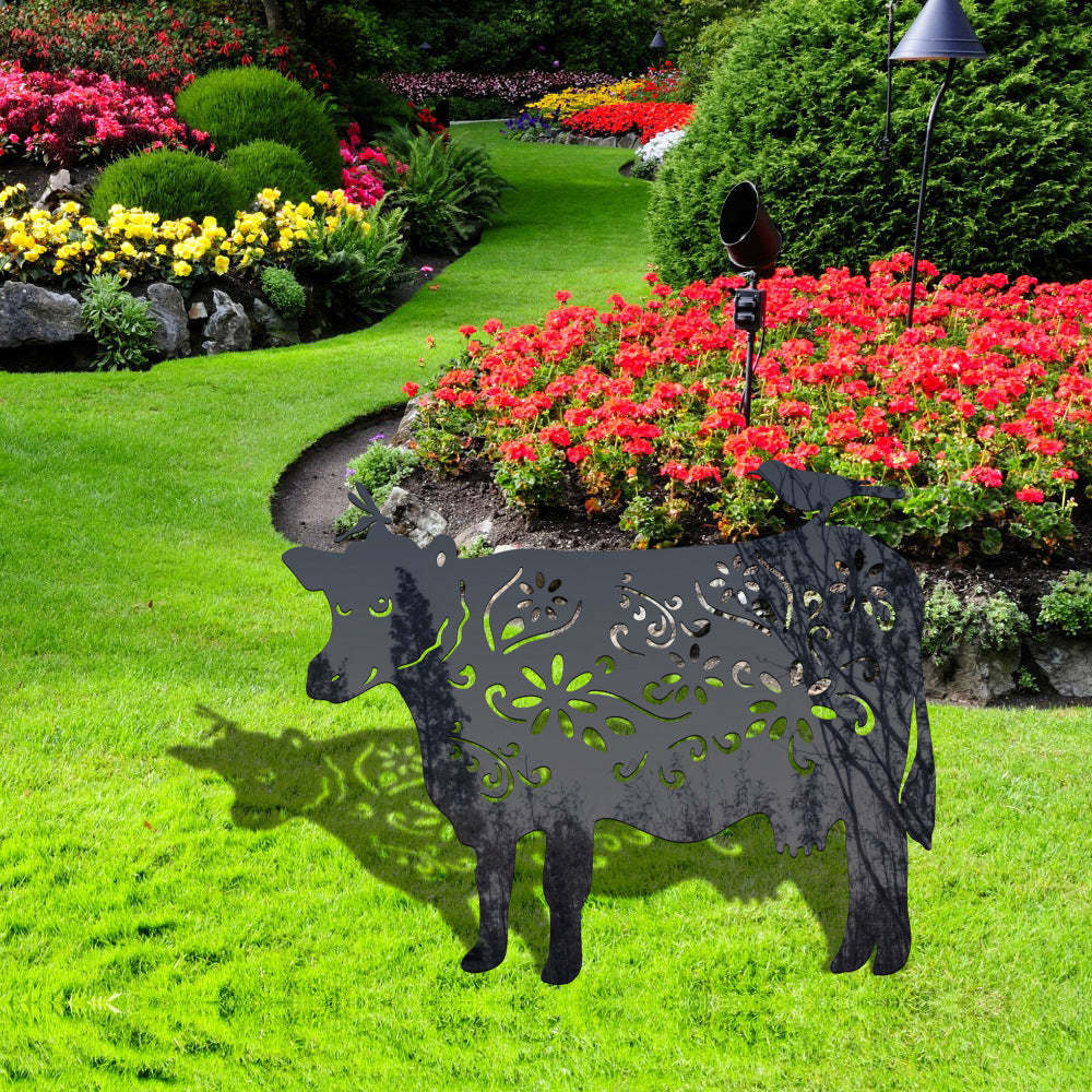 Cattle Shape Outdoor Garden Lawn Stake-xinru