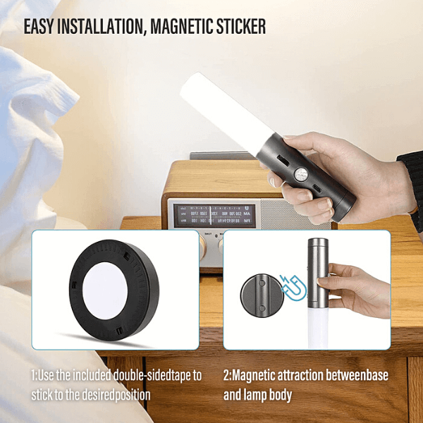 Led Magnetic Auto Motion Sensor Light Portable No Plug Lamp-xinru
