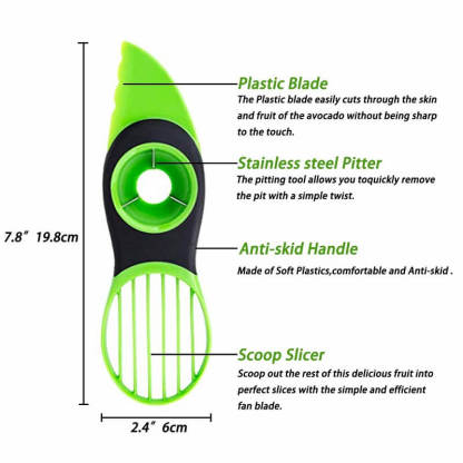 3 In 1 Avocado Slicer Tool With Pit Remover-xinru