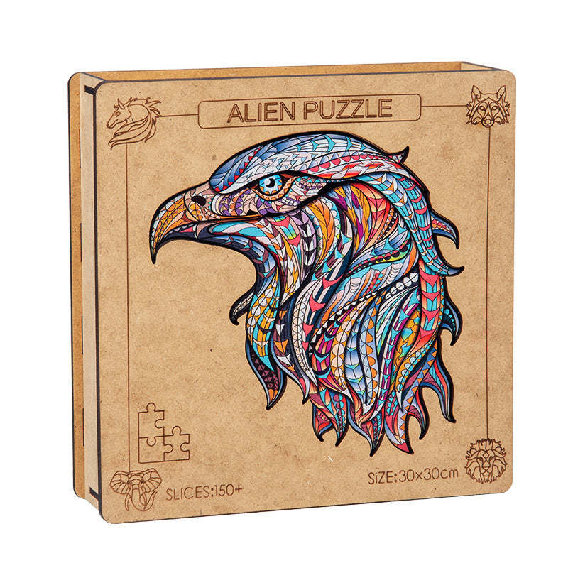 Wooden Animal Irregular Shaped Puzzles For Adults-xinru