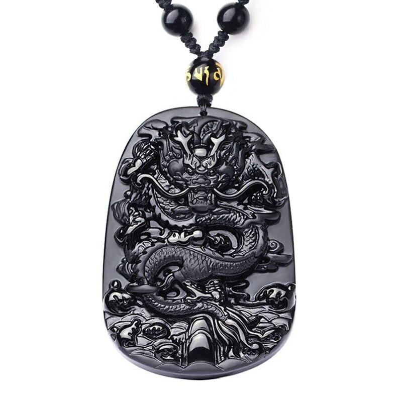 Tibetan Black Obsidian Amulet-xinru shop