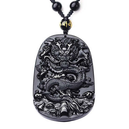 Tibetan Black Obsidian Amulet-xinru shop