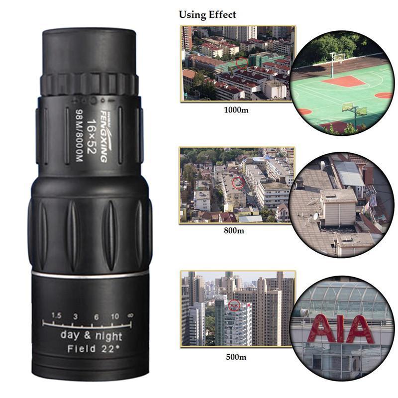 Super Clear Dual Focus Zoom Monocular Spotting Scope-xinru
