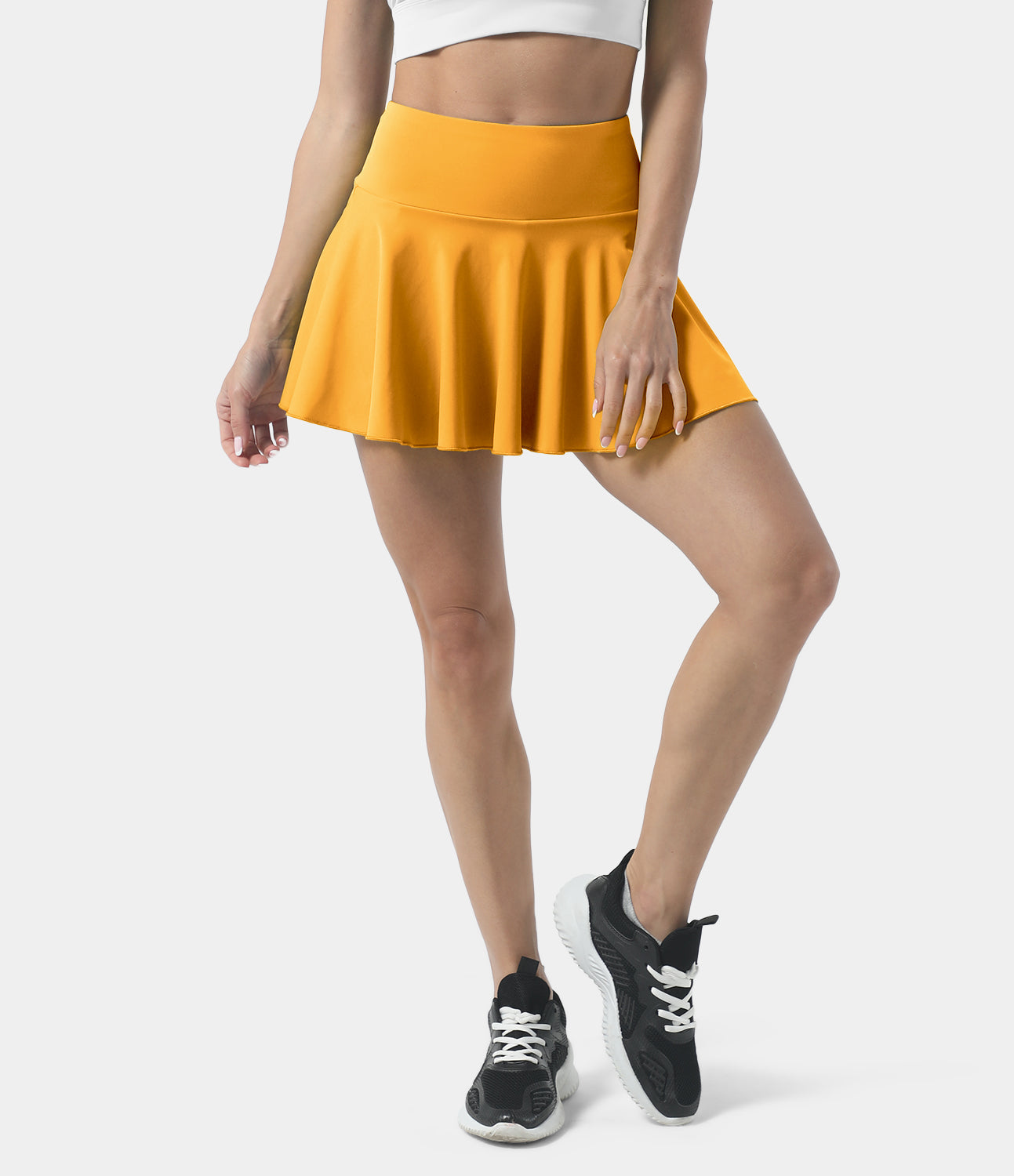 Women's Athletic High Waisted Tennis Skirts With Pockets-xinru shop