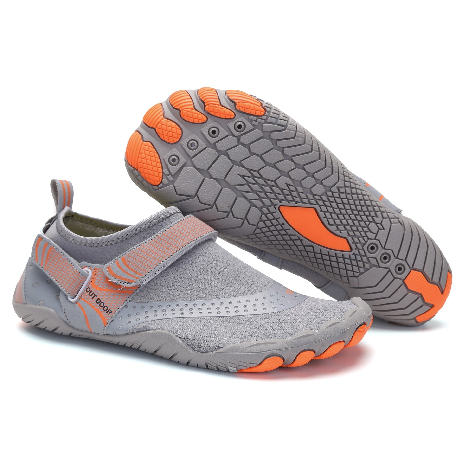 Breathing Double Buckles Unisex Water Shoes-xinru