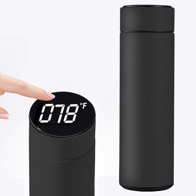 Intelligent Insulated Thermos Bottle with Temperature Display-xinru