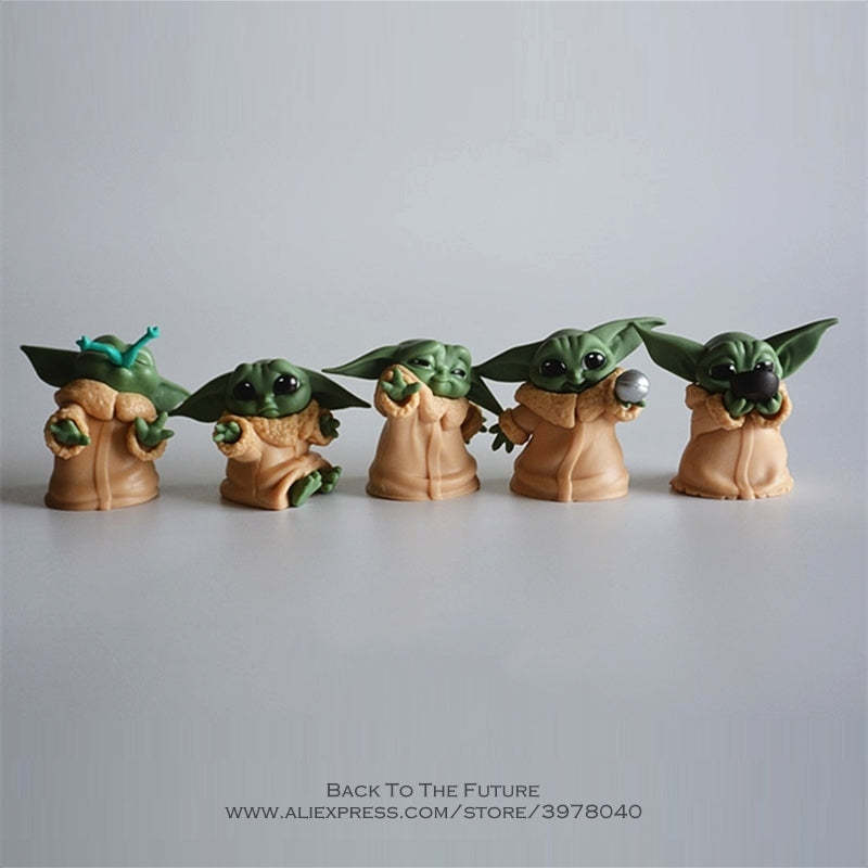 Star Wars Toy Master Baby Yoda Darth PVC Anime Action Figure Mini Doll-xinru