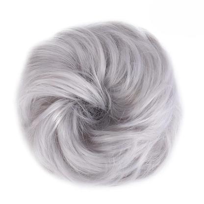 Natural Look Synthetic Messy Hair Bun Scrunchie Extension-xinru