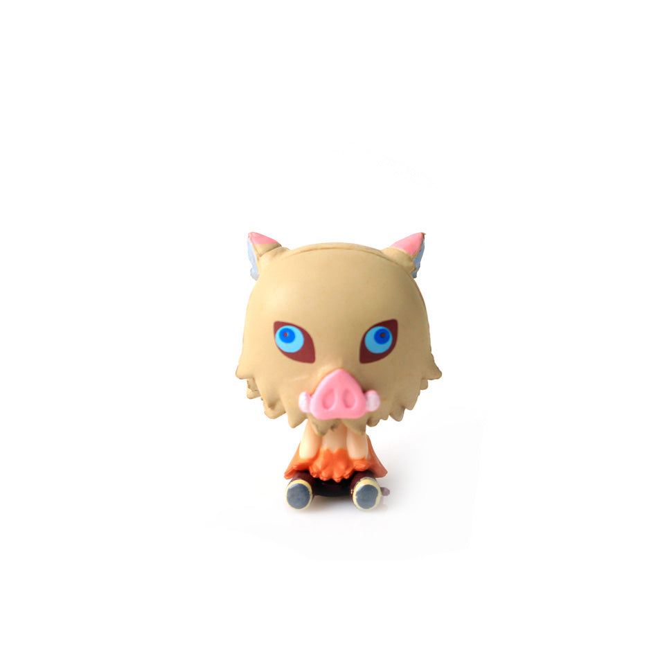 Demon Slayer Cute Figure Toy Anime Pvc Action Figure Toys Collection For Model-xinru