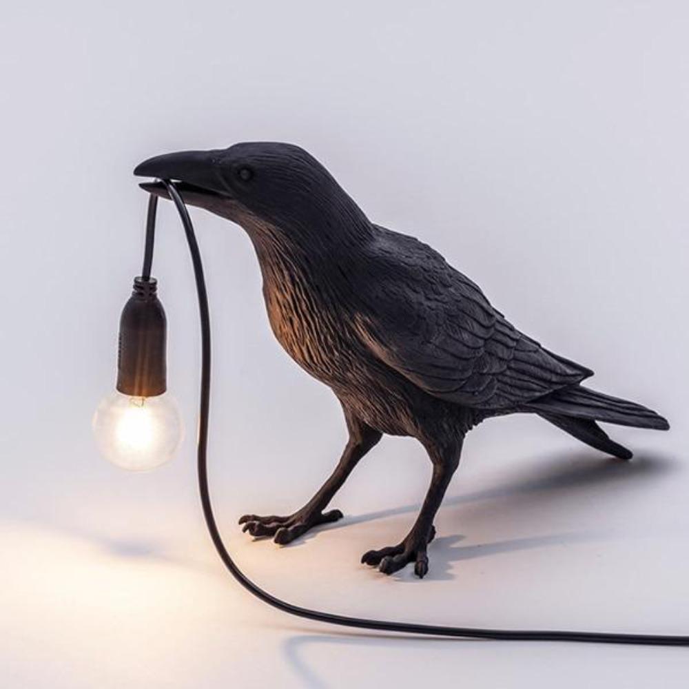 Auspicious Bird Raven Standing Table Lamp-xinru