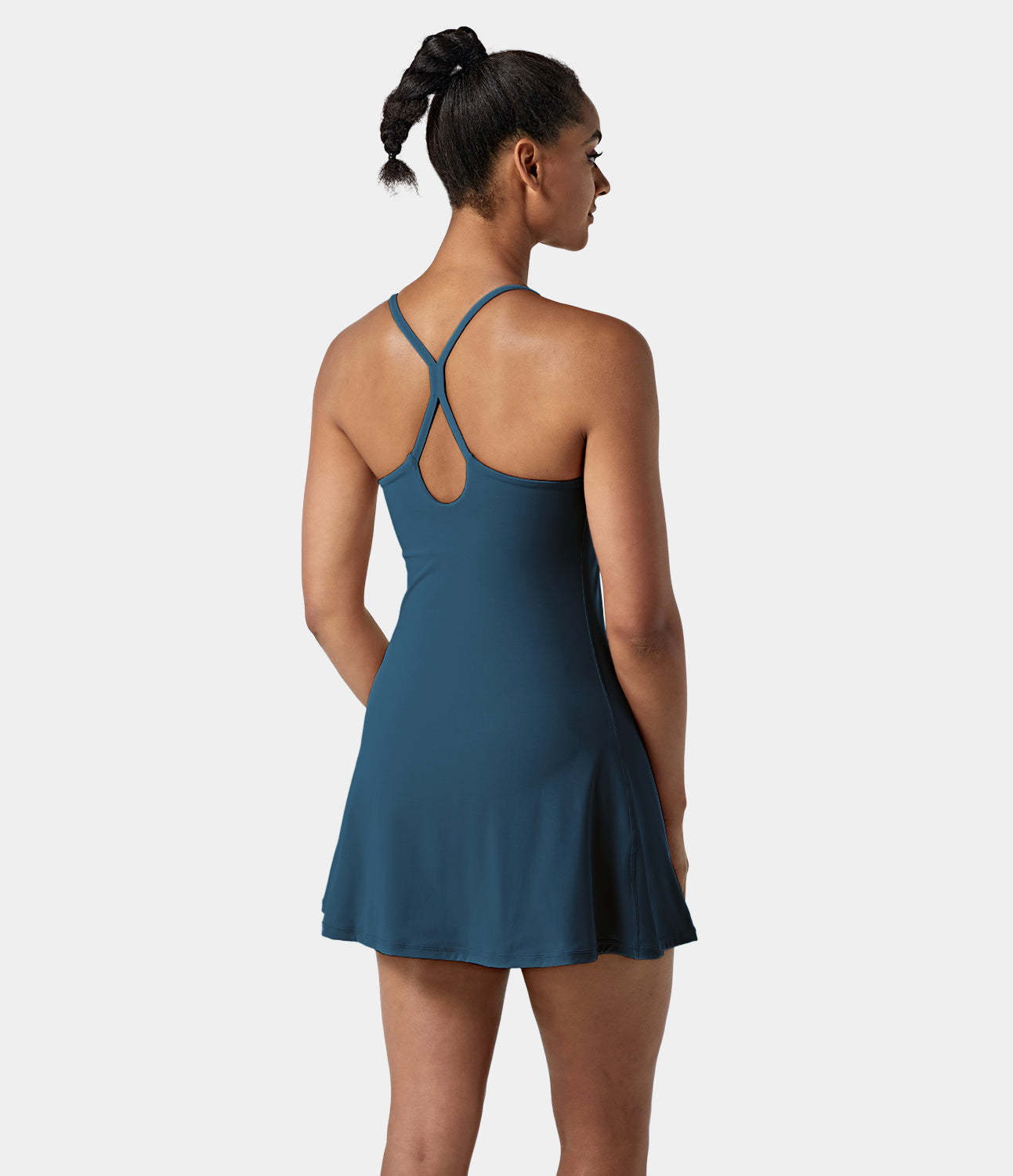 Women's Exercise Workout Dress With Phone Pocket-xinru shop