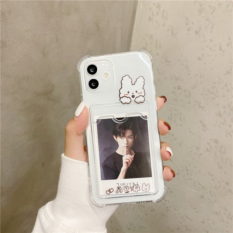 Clear Cartoon Card Case-xinru