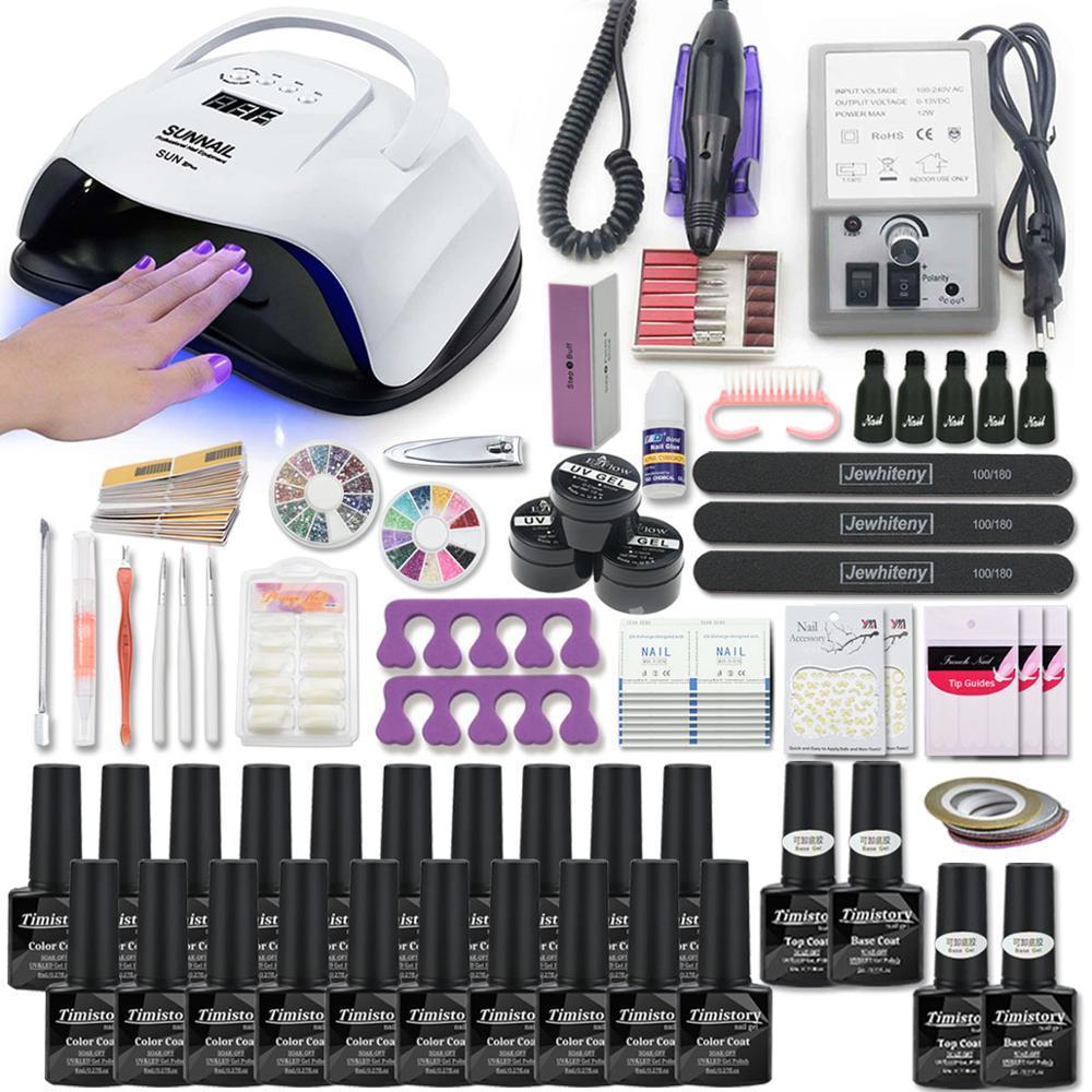Acrylic Nail Kit Nail Drill Led Nail Lamp 20000rpm-xinru