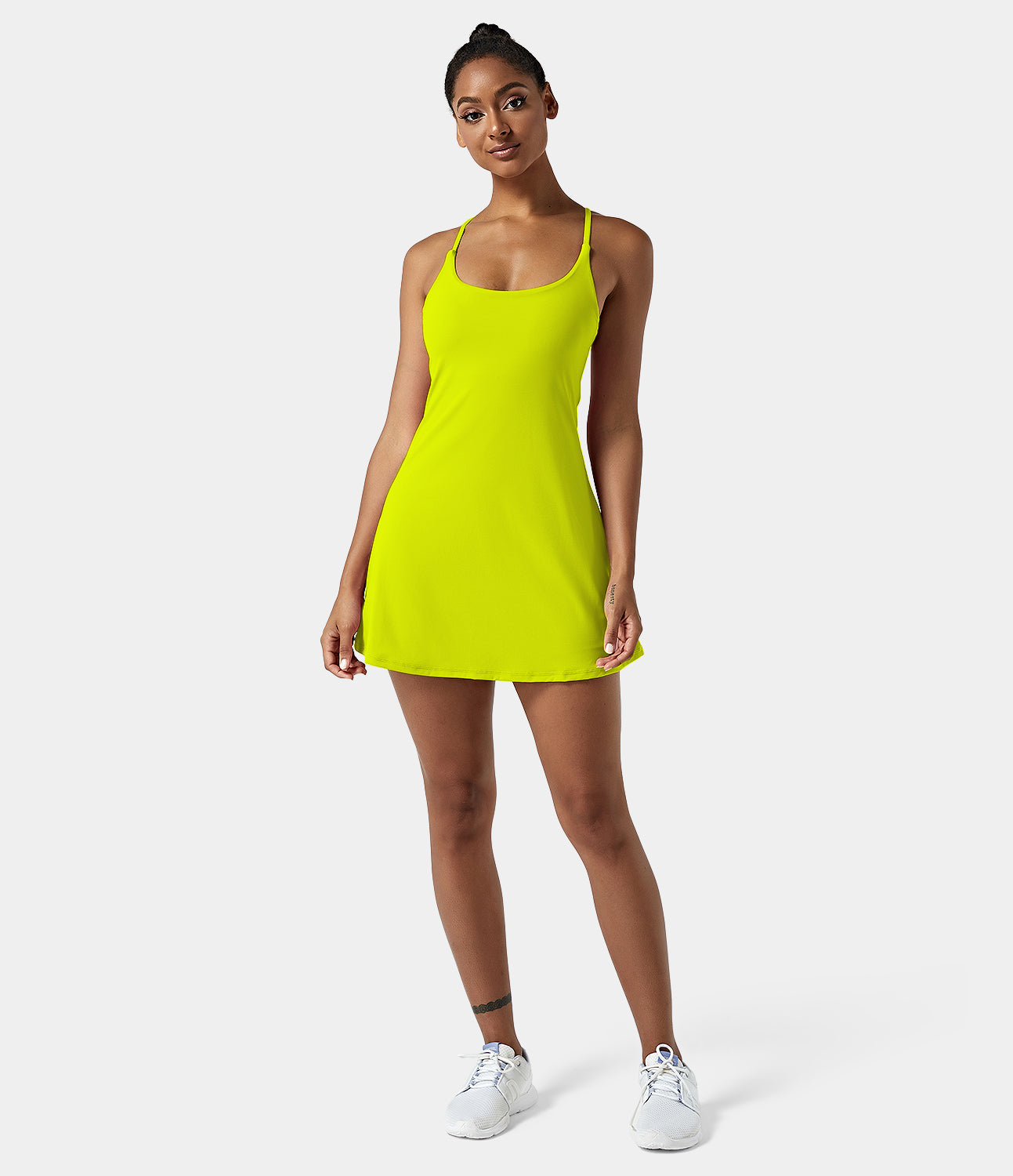 Women's Exercise Workout Dress With Phone Pocket-xinru shop