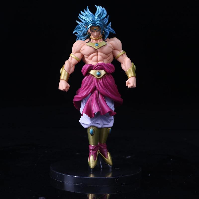 Dragon Ball Z Broly Pvc Figurine Super Saiyan Blue Broli Collection Model Figure 20cm-xinru