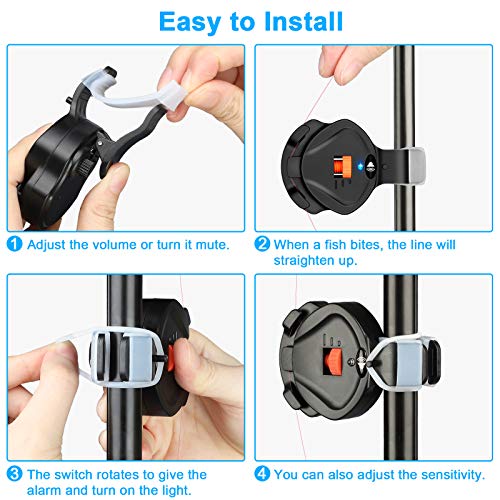 Electronic LED Indicator Light Fishing Bite Alert-xinru