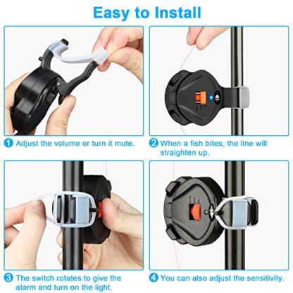 Electronic LED Indicator Light Fishing Bite Alert-xinru