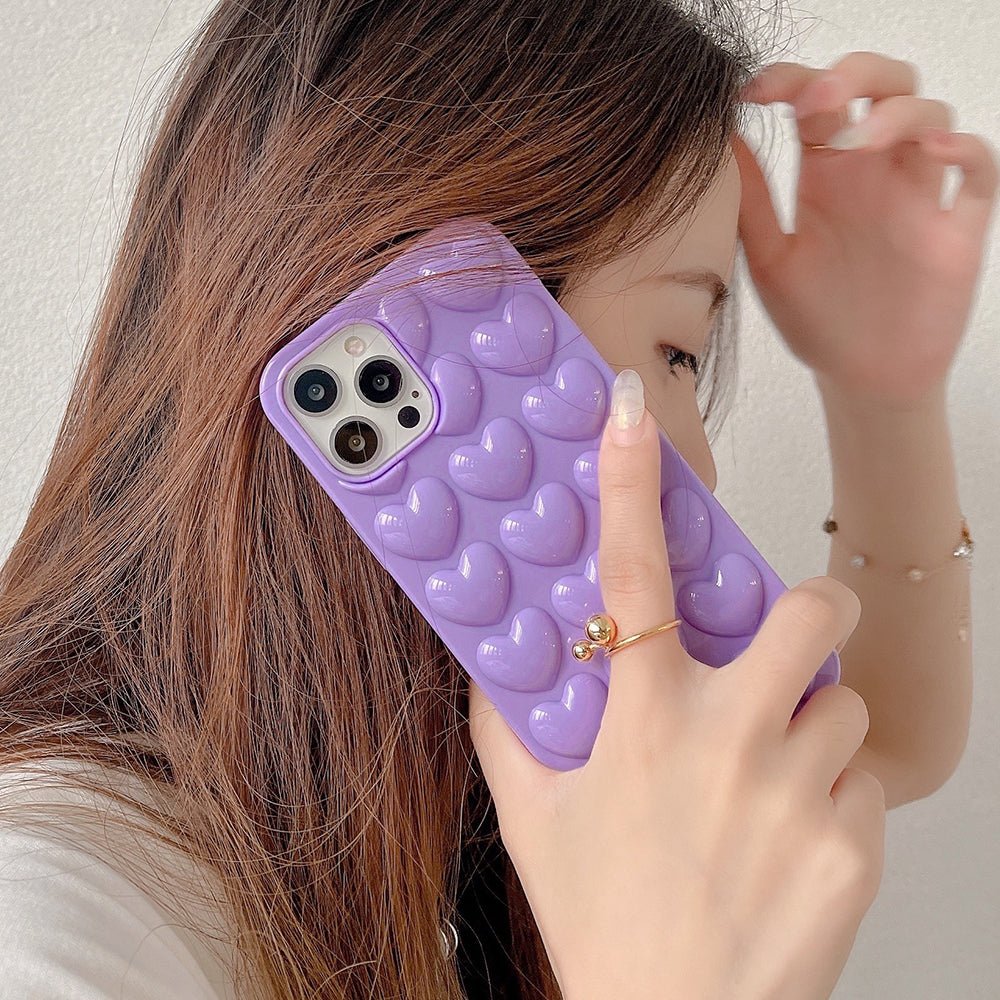 3D Love Heart Case-xinru