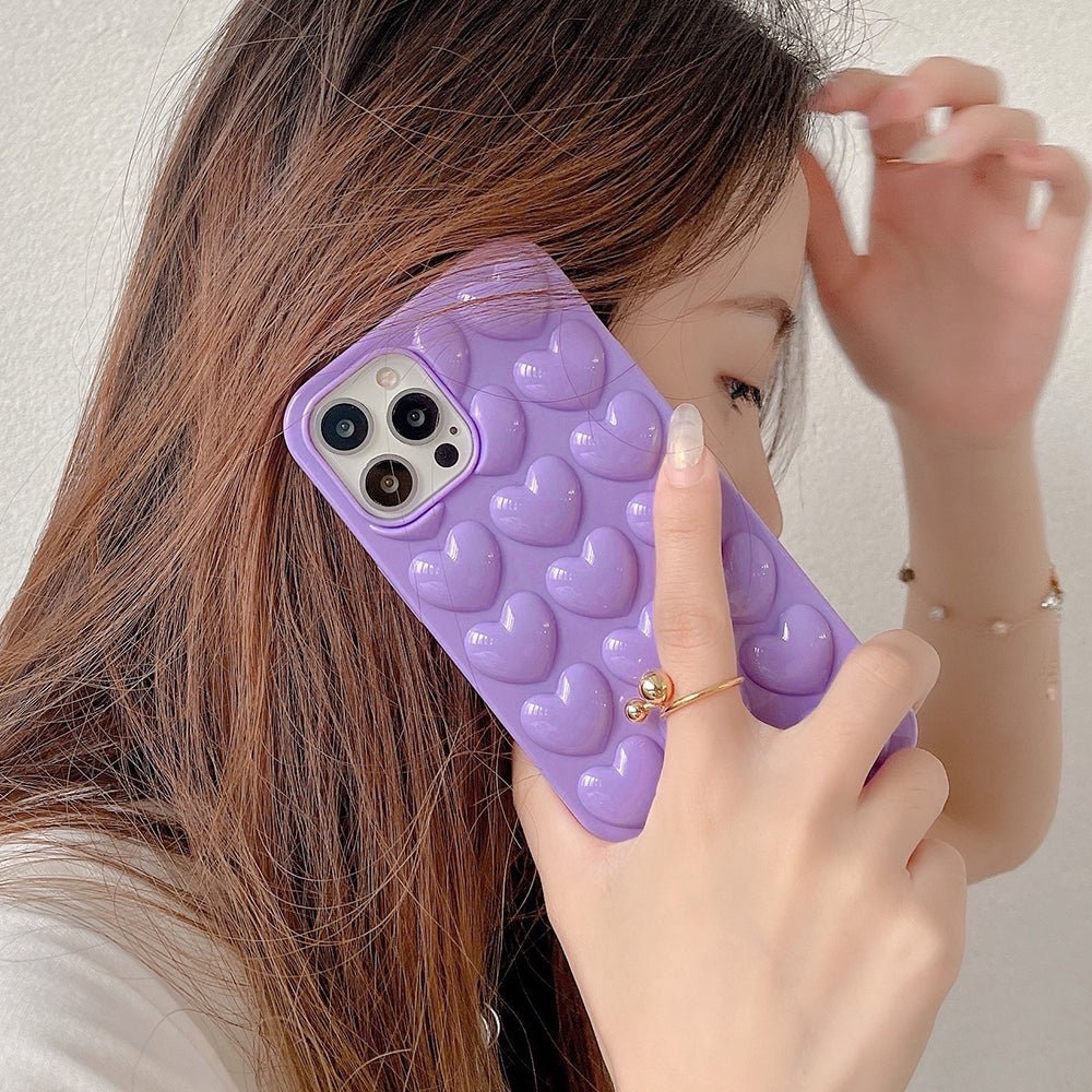 3D Love Heart Case-xinru