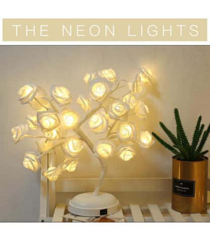 Romantic soft light rose lamp-xinru shop