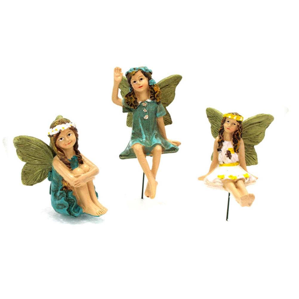 Fairy Garden Figurines 6pcs Miniature Fairies For Outdoor Garden Decor-xinru