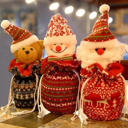 Lovely Doll Christmas Gift Bags-xinru shop