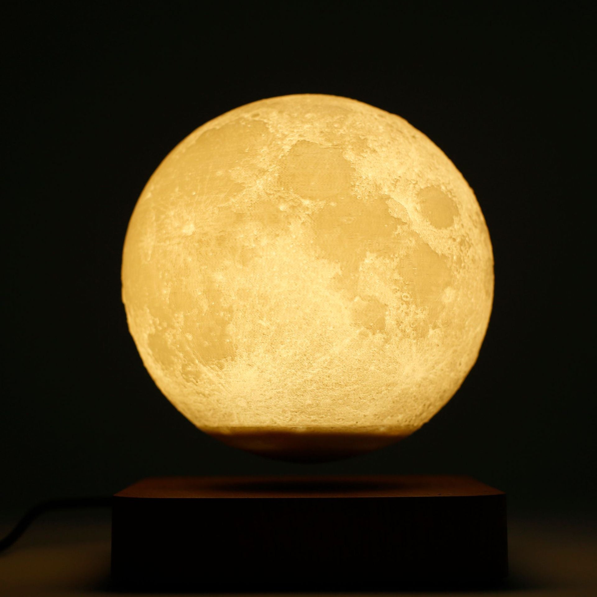 3D Rotating Moon Night Light LED Magnetic Levitation Table Lamp-xinru