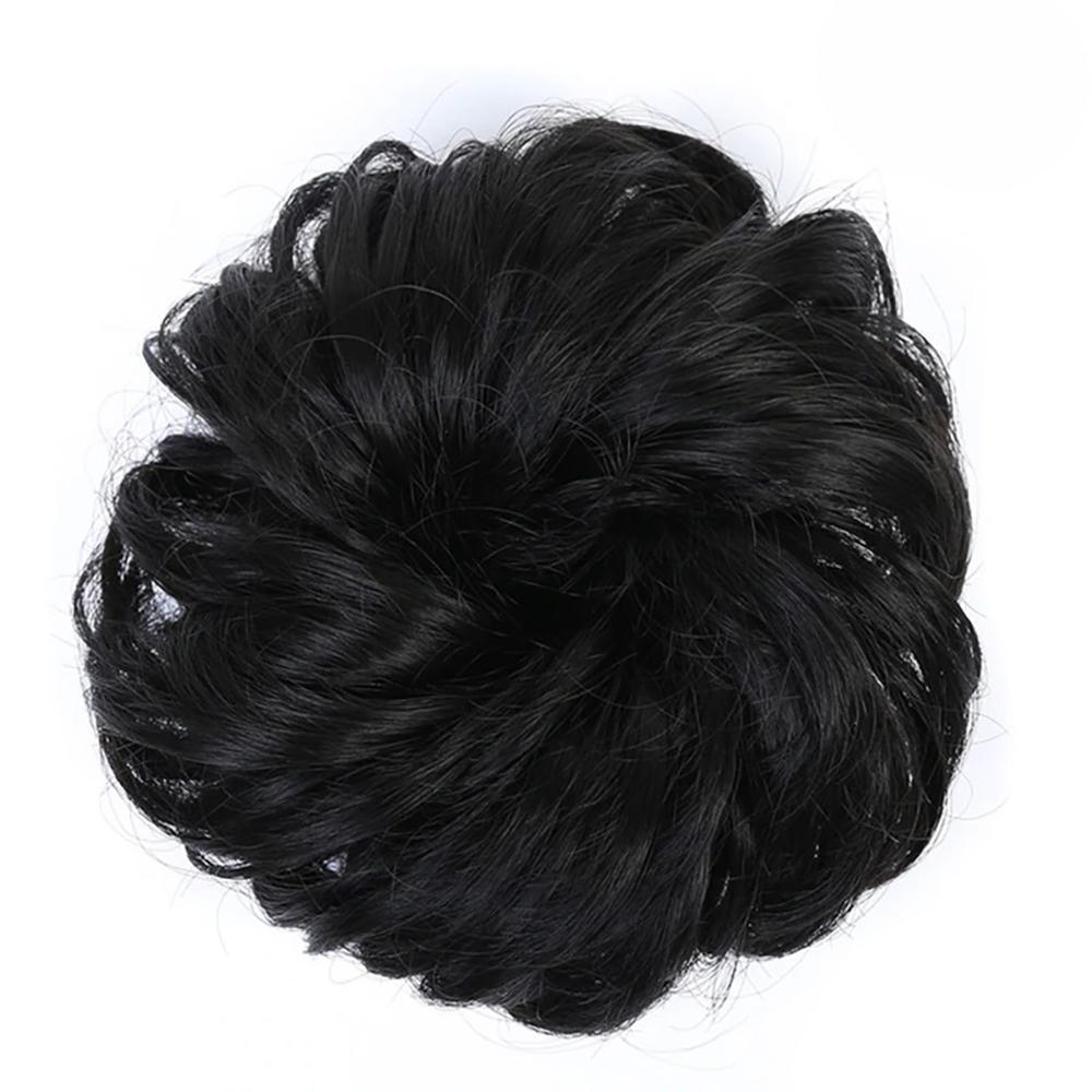 Natural Look Synthetic Messy Hair Bun Scrunchie Extension-xinru