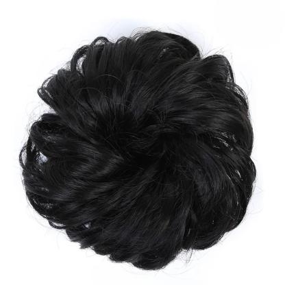 Natural Look Synthetic Messy Hair Bun Scrunchie Extension-xinru