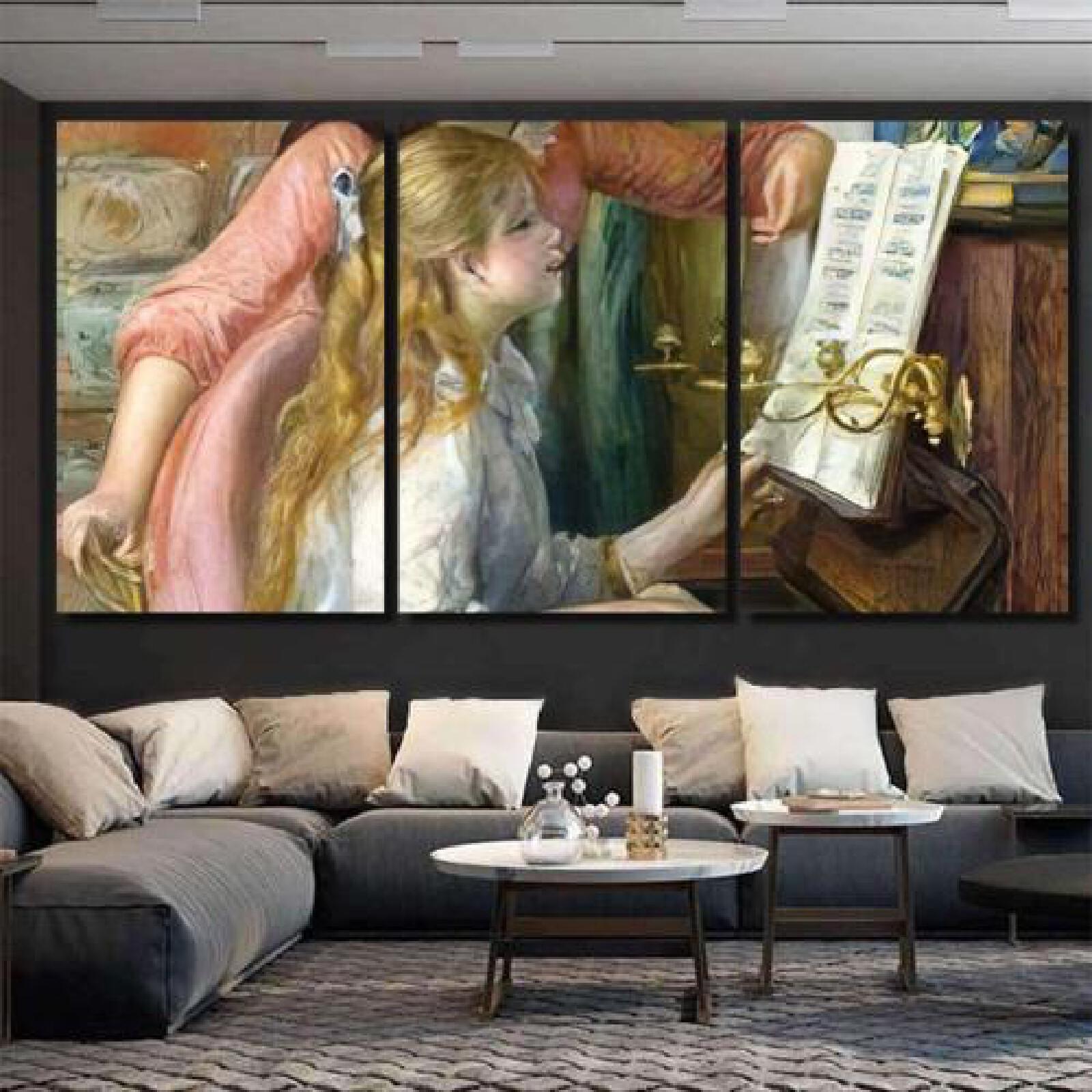 Two Young Girls Piano by Auguste-xinru shop