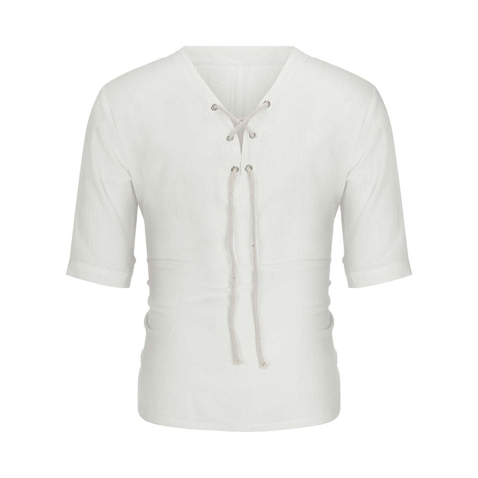 Medieval Knight Viking Saxon LARP Tunic Men's Top-xinru