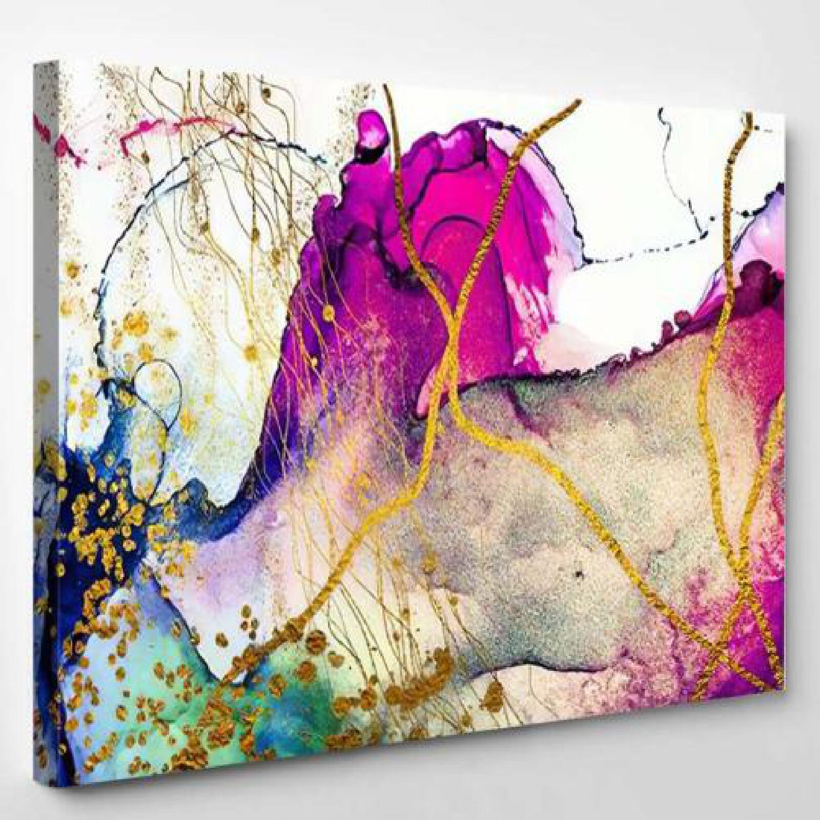 Exotic Art Golden Swirl Artistic Design-xinru shop