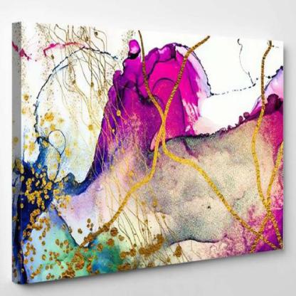 Exotic Art Golden Swirl Artistic Design-xinru shop