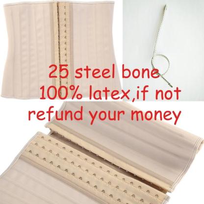Latex Waist Trainer Corset Belly Slim Belt Body Shape-xinru