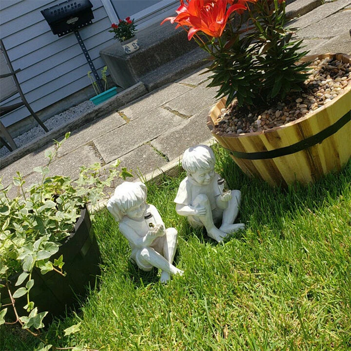 Cute Garden Statue Garden Decoration Perfect Gift-xinru