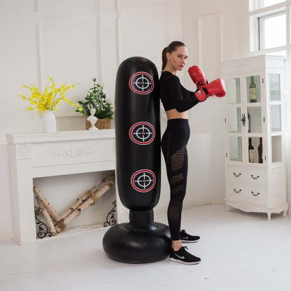 Fitness Inflatable Vertical Boxing Column Thickened 1.6 Meters High-xinru shop