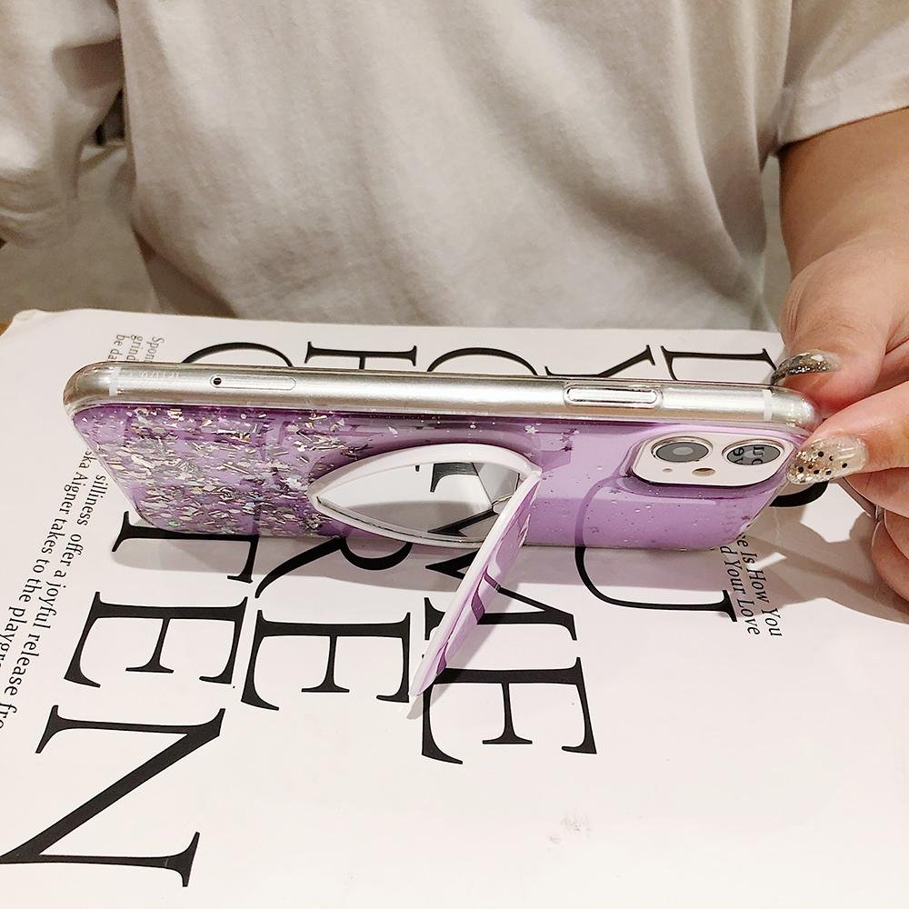 Heart Mirror Sequins Case-xinru