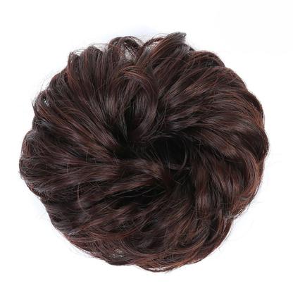 Natural Look Synthetic Messy Hair Bun Scrunchie Extension-xinru