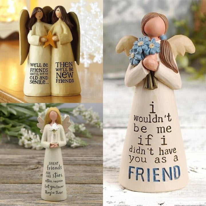 Christmas decoration celebrating sisters friendship sculpture-xinru shop
