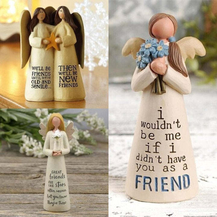 Christmas decoration celebrating sisters friendship sculpture-xinru shop