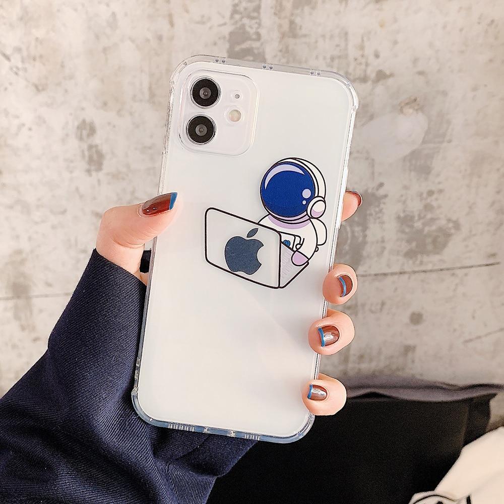 Astronaut Clear Case-xinru