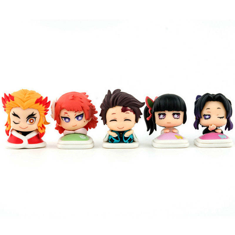Kawaii Demon Slayer Action Figure PVC Model Toys-xinru