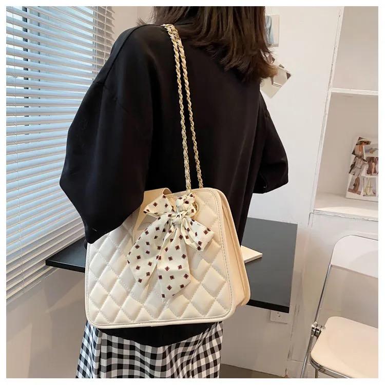 ボウチェーンショルダーバッグ-xinru shop