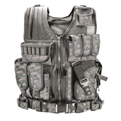 Tactical Vest Durable Mesh Vest with Detachable Belt-xinru shop
